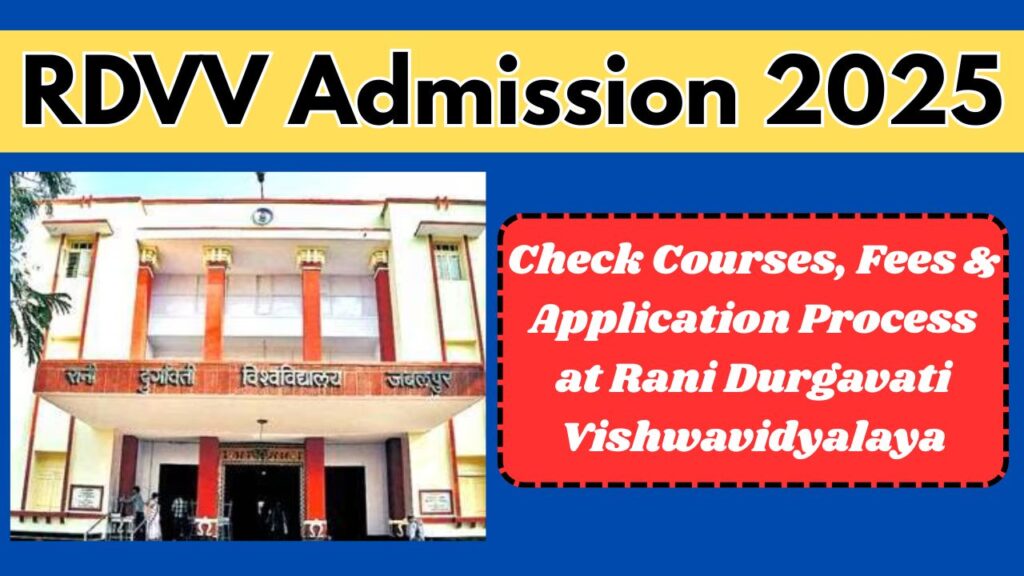 RDVV Admission 2025