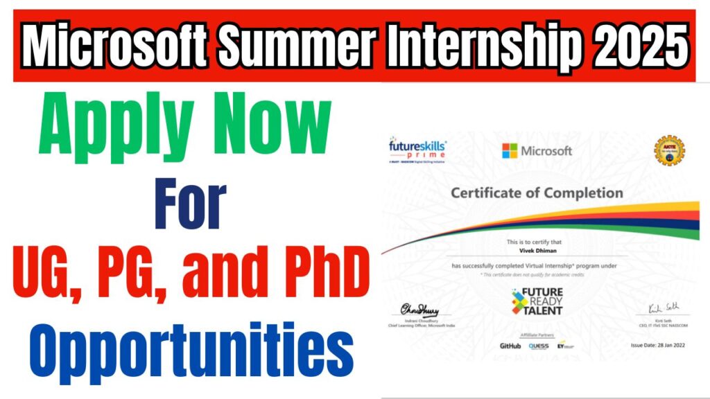 Microsoft Summer Internship 2025