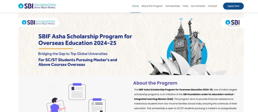 SBIF Asha Scholarship Program 2026:Check Eligibility Criteria, Application Process & Selection Process 2 SBI min